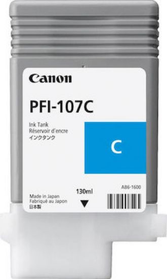 Picture of Canon PFI-107C Cyan Ink Tank for iPF