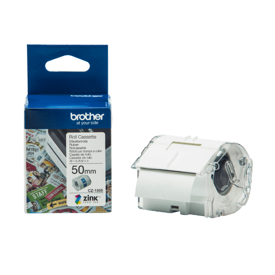 Εικόνα της Brother CZ-1005 Label Roll White  50mm