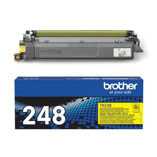 Picture of Brother 1000 Page Std  Yield Toner for Colour Led Range (TN248Y) (BROTN248Y)