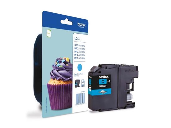 Picture of Brother Μελάνι Inkjet LC-123C Cyan