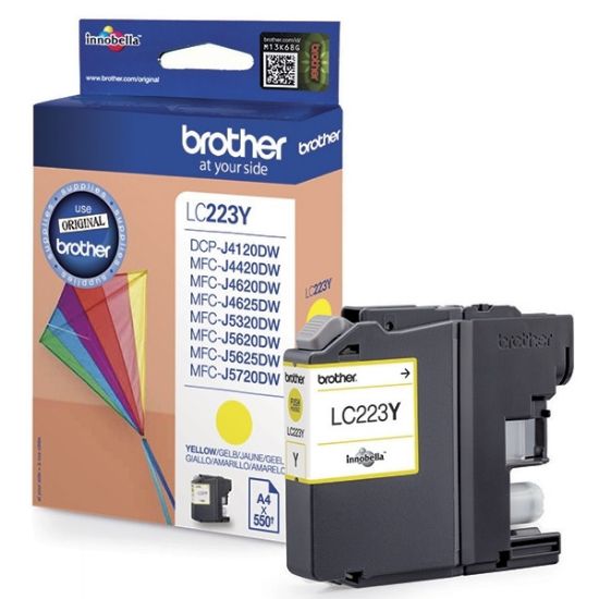 Εικόνα της Brother Μελάνι Inkjet LC-223 Yellow