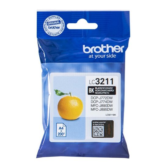 Picture of Brother Μελάνι Inkjet LC-3211BK Black