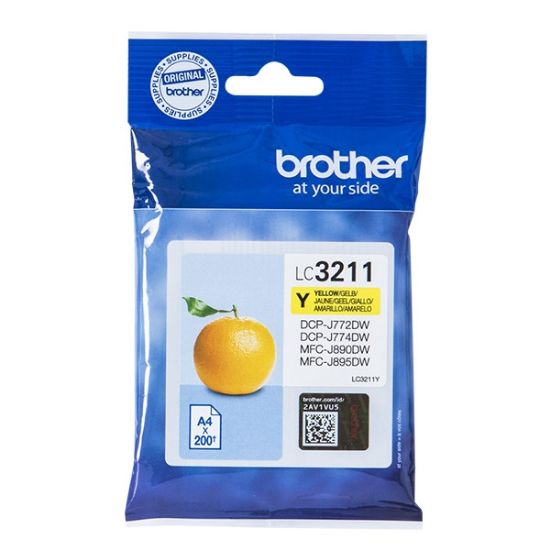 Εικόνα της Brother Μελάνι Inkjet LC-3211Y Yellow