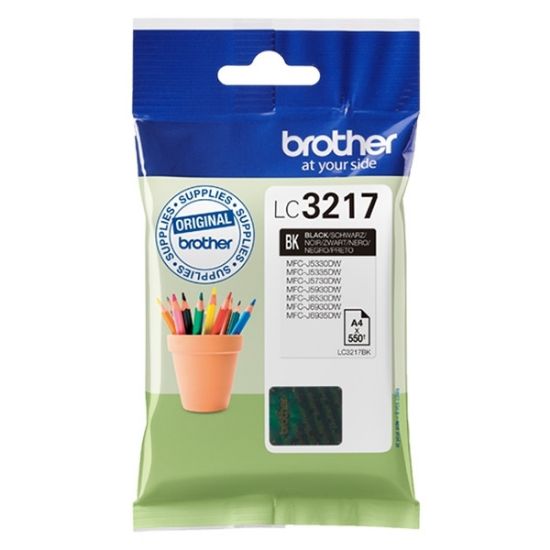 Εικόνα της Brother Μελάνι Inkjet LC-3217BK Black