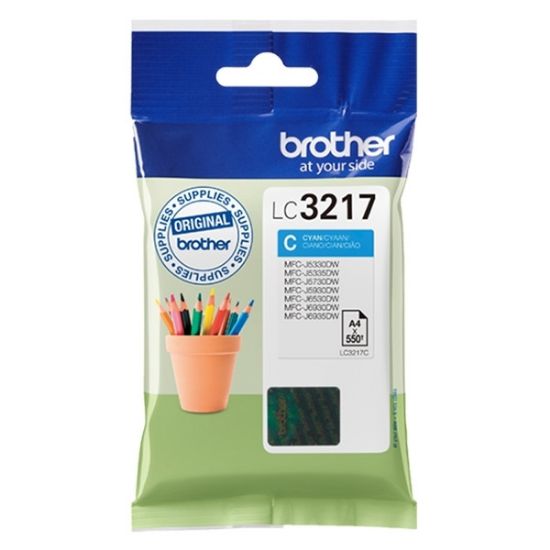 Εικόνα της Brother Μελάνι Inkjet LC-3217C Cyan