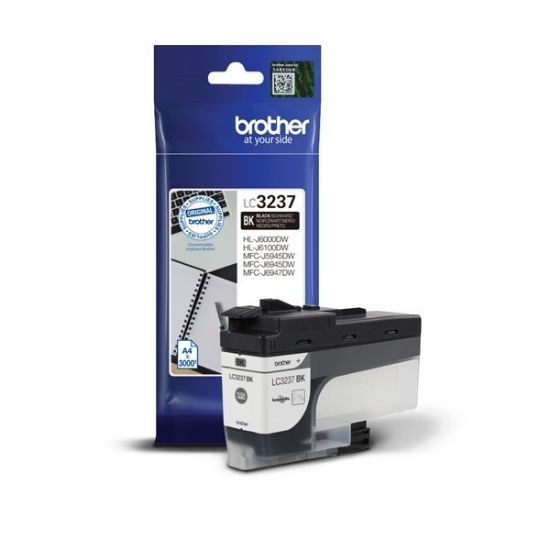 Εικόνα της Brother Μελάνι Inkjet LC-3237BK Black