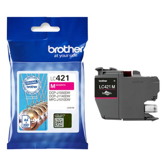 Picture of Brother Μελάνι Inkjet LC421 Magenta