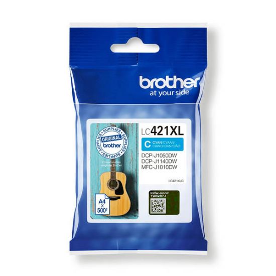 Picture of Brother Μελάνι Inkjet LC-421C XL Cyan
