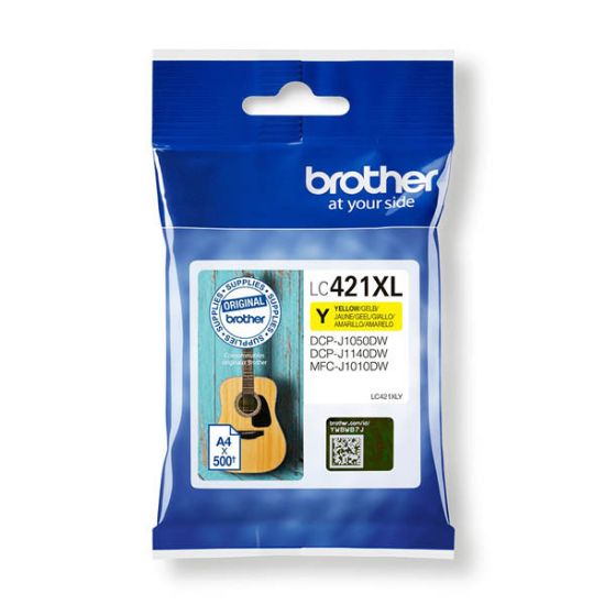 Picture of Brother Μελάνι Inkjet LC421 XLYellow