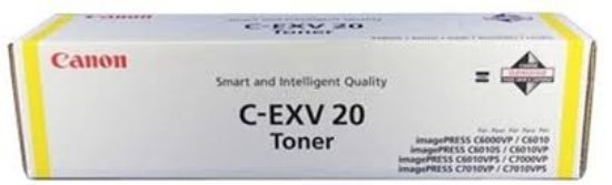 Εικόνα της Canon C-EXV 20 Toner Yellow